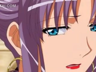Sensational výstřik v detail s prsatá anime hottie