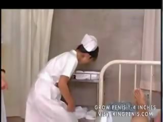 Japonesa estudiante enfermeras entrenamiento y práctica parte 1
