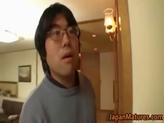 أقرن اليابانية full-blown فاتنة مص part4
