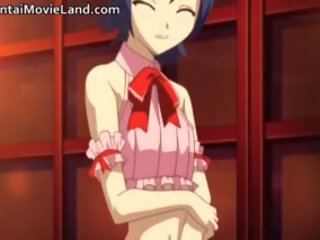 Prsatá beguiling anime transsexuál dostane ji johnson part5
